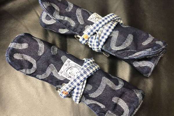 EVISU 仕掛け巻き入れ 牛革