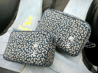 鮒友　ポーチ　桜