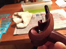 万力のお手入れ